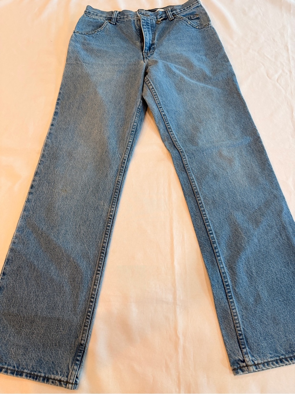 Vintage Harley Davidson Denim Jeans with Studs and Logo Charm Size 10